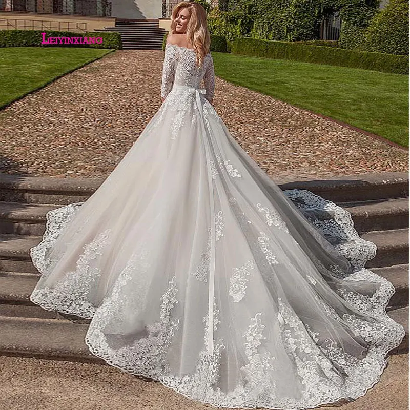 LEIYINXIANG популярное Новое поступление свадебное платье невесты Vestido De Noiva Sereia Robe