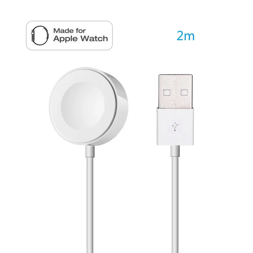 Быстрая магнитный коврик Беспроводной USB часы Зарядное устройство кабель для