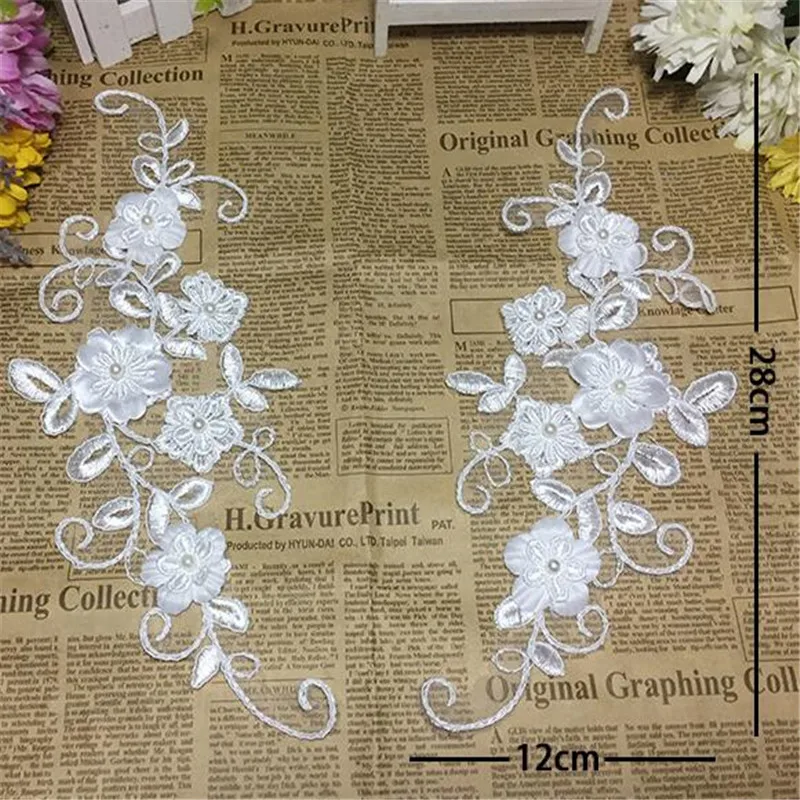 10 пар в комплекте 12X28cm Туфли цвета слоновой кости свадебное платье с цветочным