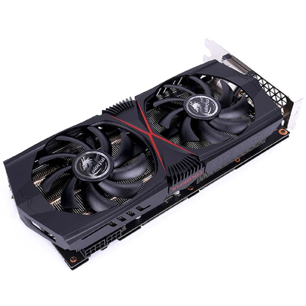 Оригинальная Красочная видеокарта GeForce RTX 2060 Gaming GT 6GB 1365MHz GDDR6 192bit 12nm HDMI DVI