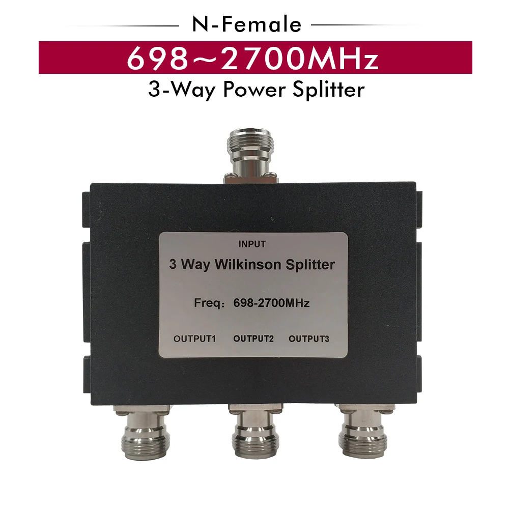 Разветвитель питания для CDMA 850/ GSM 900/DCS 1800/PCS 1900/WCDMA 2100/ LTE усилитель сигнала 698 ~ 2700