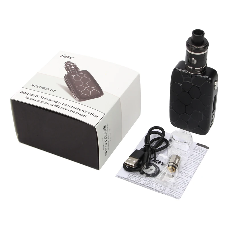 Оригинальный набор IJOY Mystique 162 Вт TC Box MOD Vape с 35 мл Subohm Tank электронная сигарета Kit