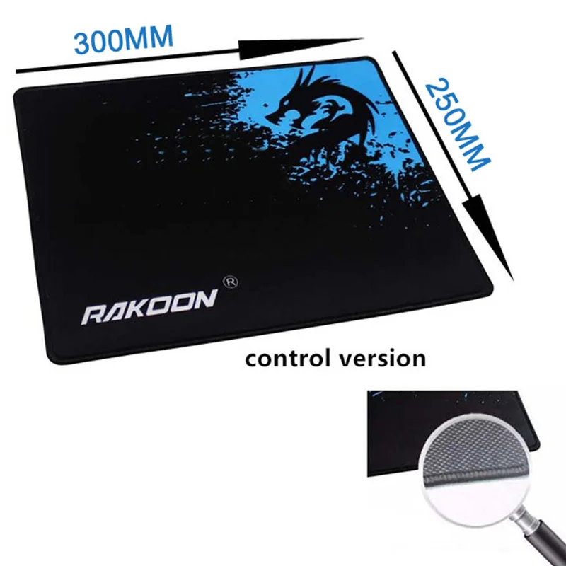 Rakoon игровой коврик для мыши, компьютерный коврик для мыши, игровой Интернет-бар, большой коврик для мыши, версия контроля скорости, фиксирующая кромка для ПК, ноутбука, геймера