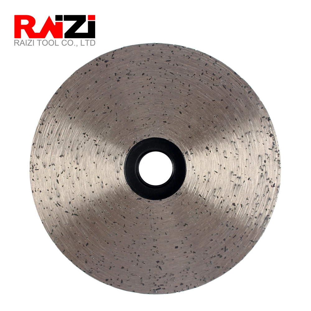 Raizi 4 inch/100 mm Continuous Cup Wheels For Granite Marble Stone Metal Bond Abrasive Diamond Grinding Wheel C M F Honing Disc