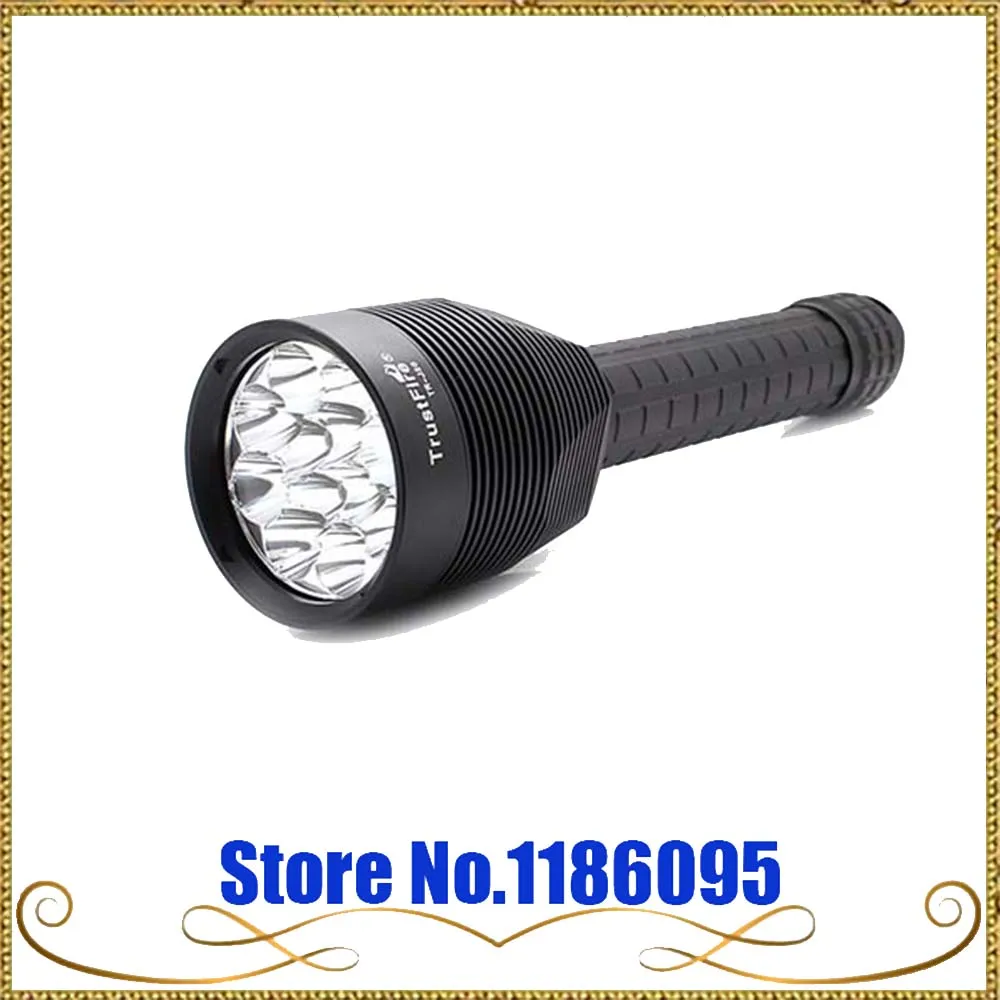TrustFire J20 TR-J20 12 х Cree XM-L T6 7800lm холодный белый 5-режимный фонарик-черный(3x26650/32650