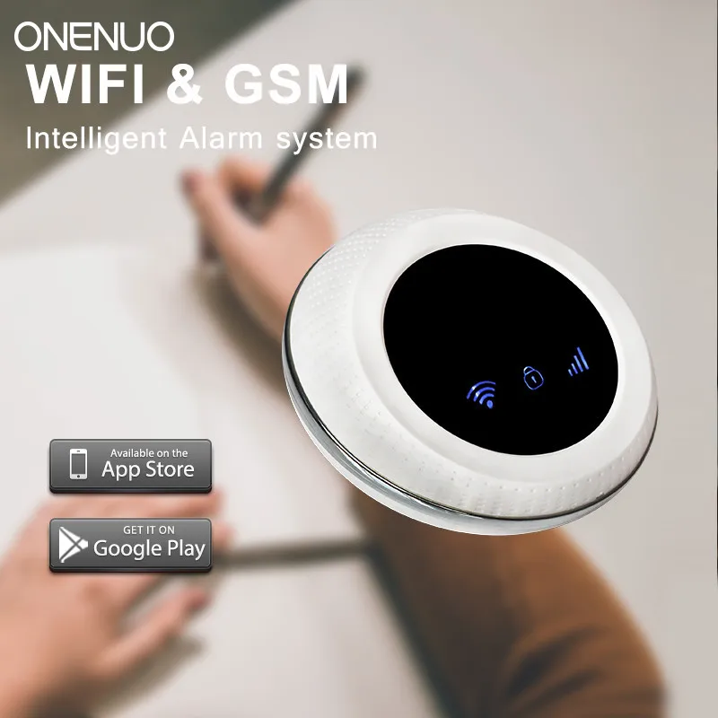 Бесплатная доставка WIFI + GSM интеллектуальная голосовая охранная сигнализация с 433