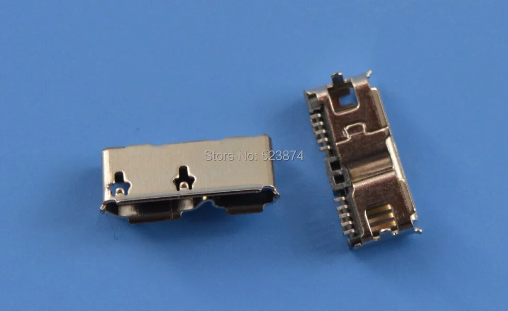Бесплатная доставка 30 шт./лот 3 0 Micro USB гнездовой разъем зарядного устройства Тип B