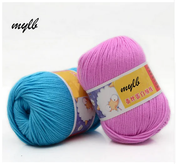 Mylb 10 шт. 500 г/мяч толстые цветные ручные вязаные баллы из молочного хлопка новый