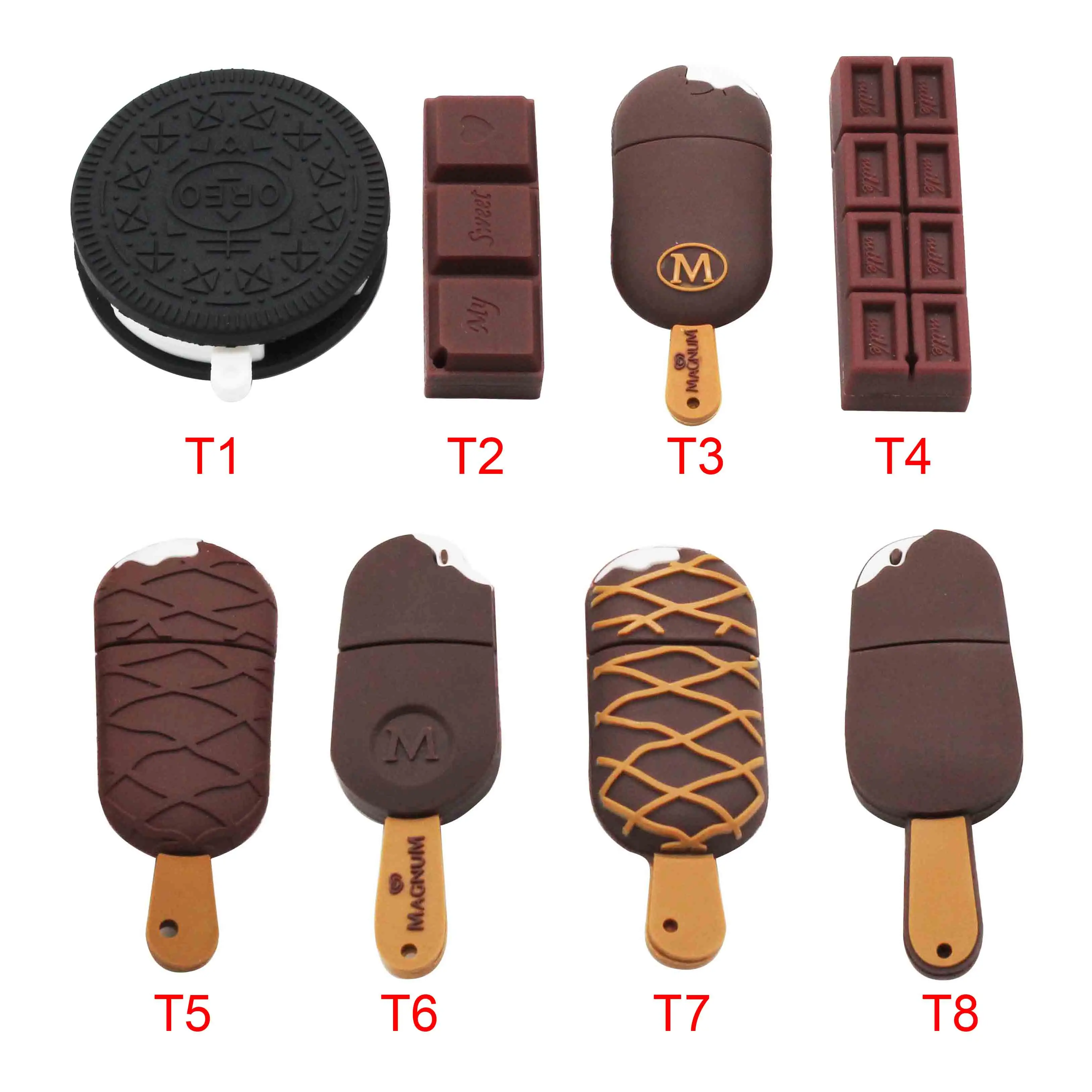 Oreo модель печенья для мороженого шоколада USB 2 0 4 ГБ 8 16 32 64 ГБ|USB флэш-накопители| |