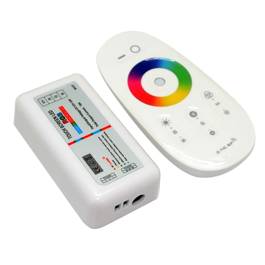 RGBW / RGB светодиодный сенсорный экран 2 4G DC12 24V 18A пульт дистанционного управления