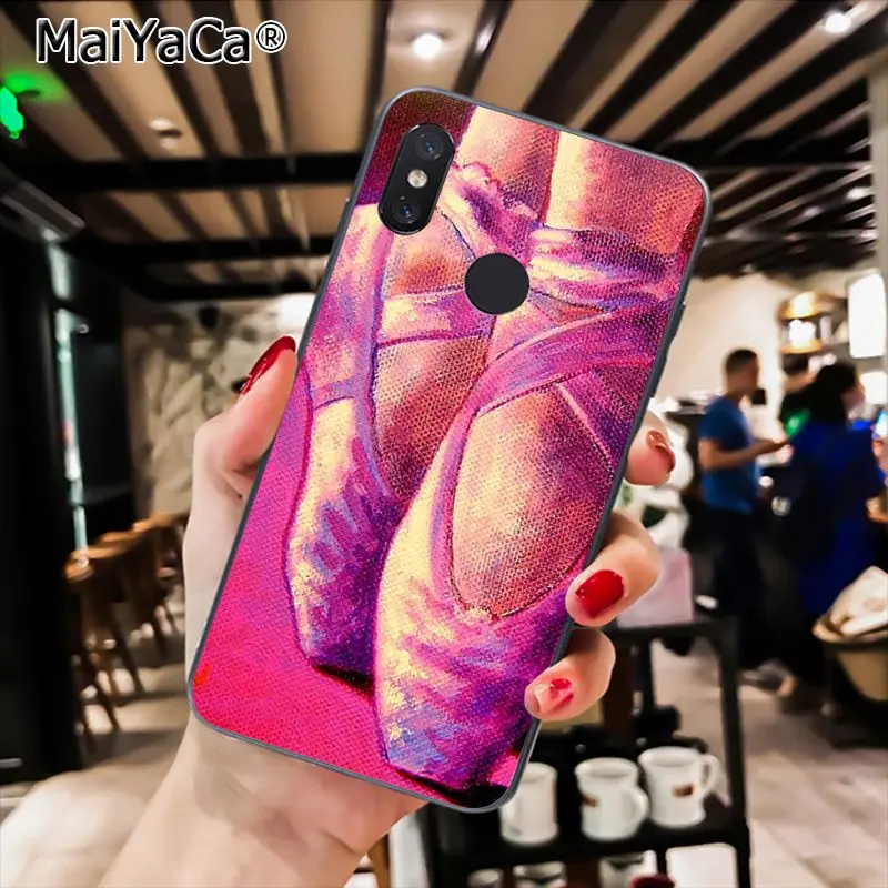 MaiYaCa девочка танец балет балетки чехол для телефона чехол для Xiaomi Redmi8 4X 6A S2 7A 5A Redmi 5 5Plus Note5 7 Note8pro