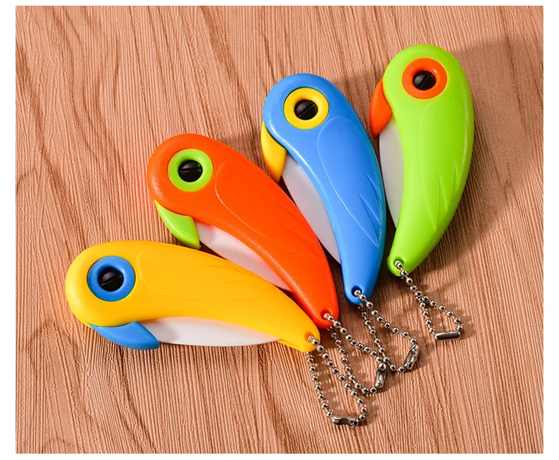 Новое поступление 4 цвета нож для фруктов Мини Птица керамический карманные