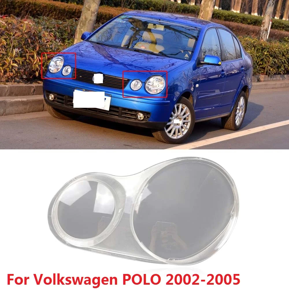 Capqx 1 шт. для VW POLO 2002 2003 2004 2005 передняя фара крышка абажур Водонепроницаемая передняя фара абажур корпус