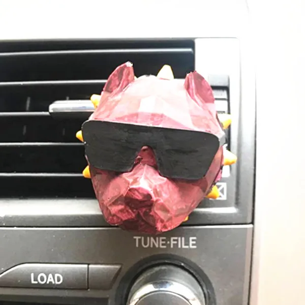 

1pcs c1013 sunglasses bulldog silicone mould romatherapy plaster car pendulum Diy