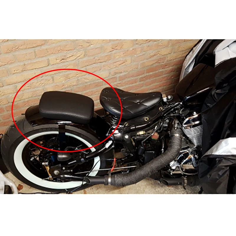 Мотоциклетная задняя Пассажирская подушка 6 присосок на заднем сиденье для Harley Dyna Sportster Softail Touring XL 883 1200