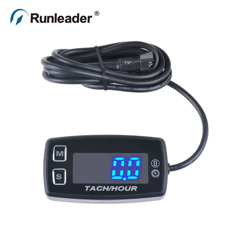Runleader светодиодный счетчик часов Tach HM035L термометр Вольтметр измеритель