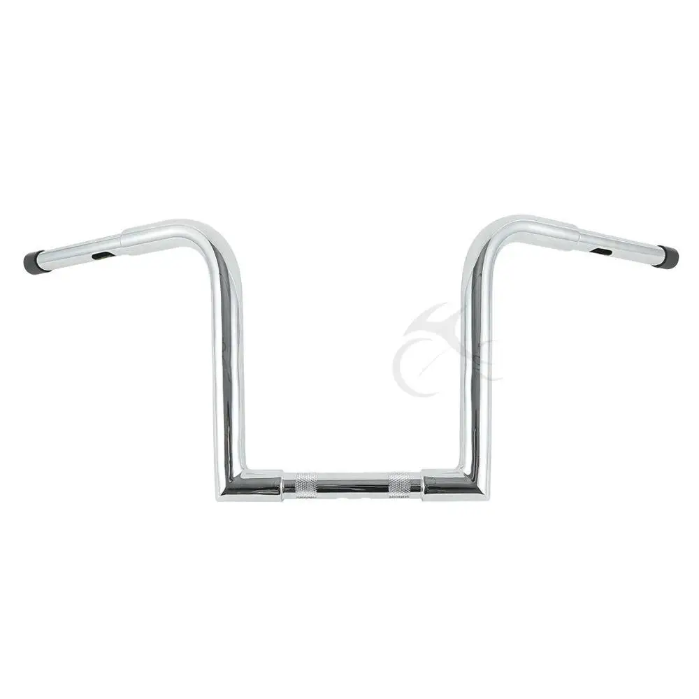 Хромированная вешалка 12 дюймов Rise Ape Bar 1 1/4 дюйма на руль для Harley Softail Sportster XL883 1200 FLST