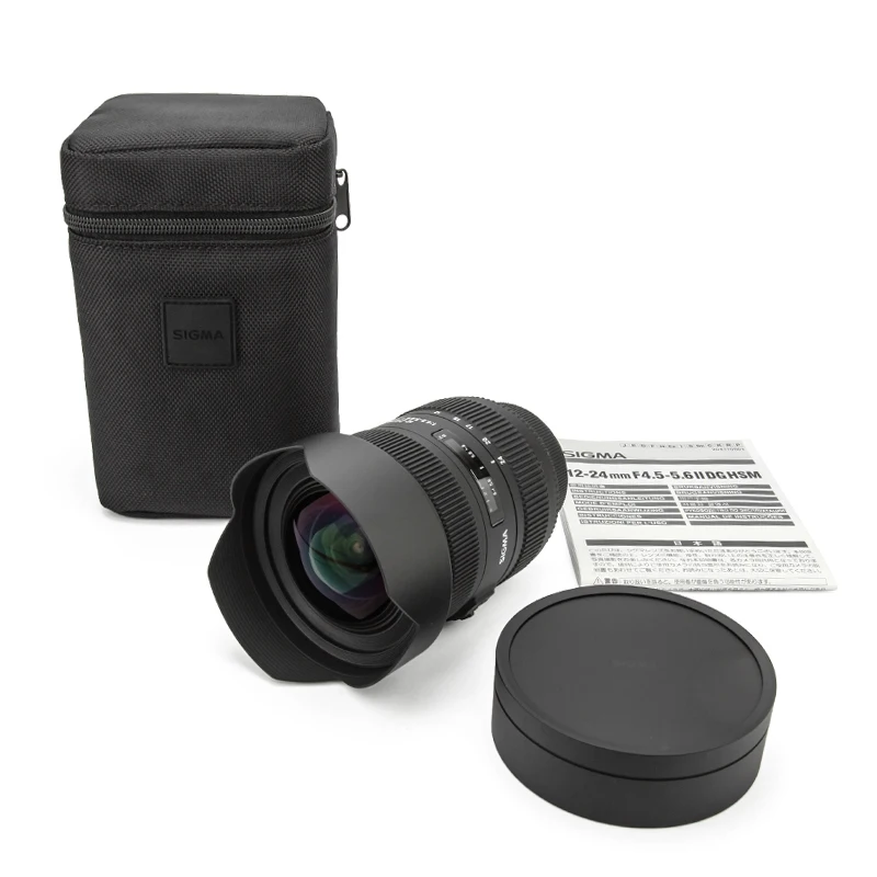 Объектив Sigma 12 24 мм f/4 5 6 DG HSM II для Canon 1DS 1D MARK III 5D 5DSR 5DS 7dmark 600D 650D 750D 760D 80D 6D 7D|lens for