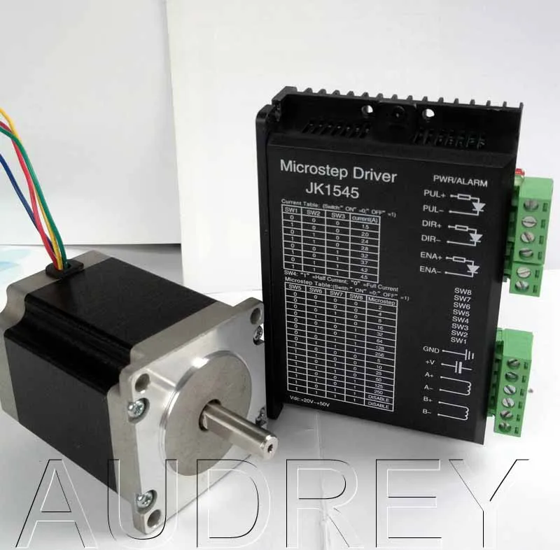 0.9degree 57mm 2 phase hybrid big stepper motor JK57HM56-2804 Nema23 Stepper Motor 4-lead 12kg.cm 2.8A 2.5Vmotor for CNC XYZ |