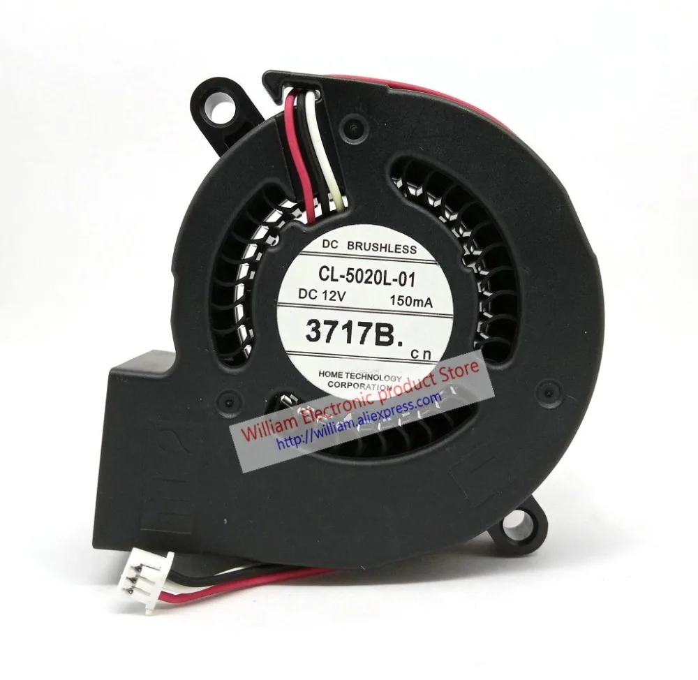 Новый оригинальный CL 5020L 01 DC12V 150mA 3 линии проектор охлаждающий вентилятор|Кулеры и