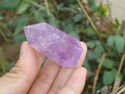 

BEST!!! 23g Natural Amethyst Purple Quartz Crystal Wand Points Healing