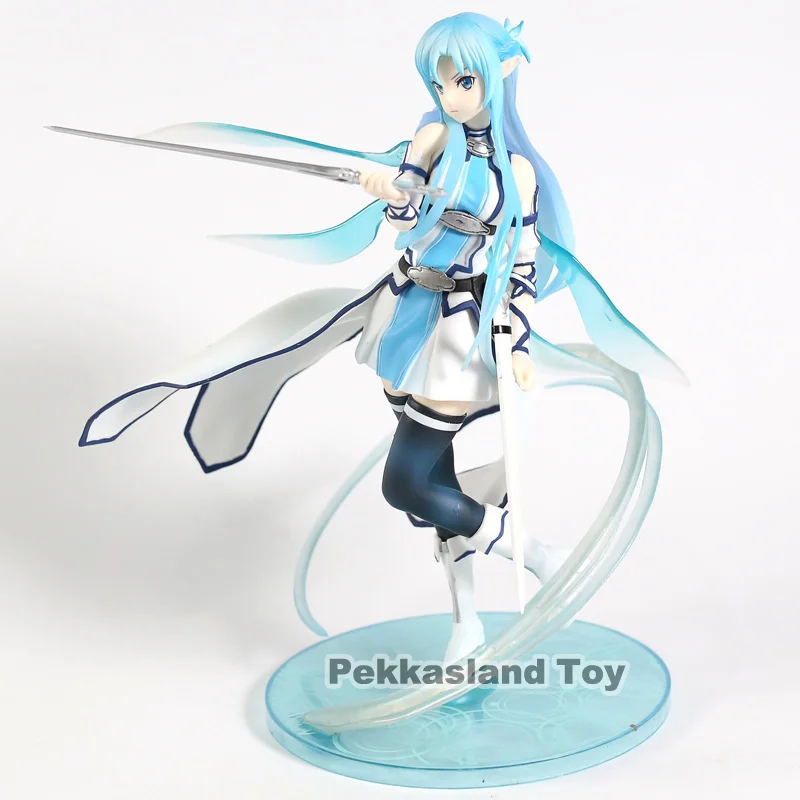Sword Art Online Yuki Asuna ALO Ver Kirigaya Kazuto ПВХ фигурка Коллекционная модель игрушки