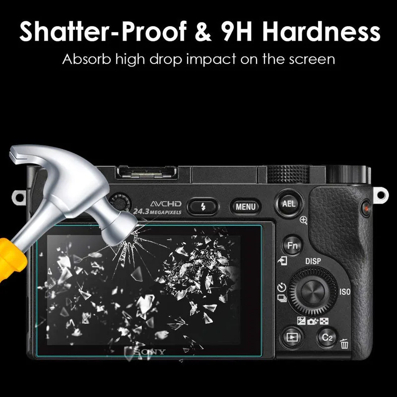 Защитная пленка для экрана и наглазник совместима с Sony DSLR Alpha A6500 комплект из