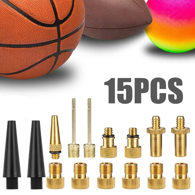 15 stücke set ventil adapter kit fahrrad reifen luft düsen pumpe reparatur radfahren werkzeuge pumpen adapter inflator ersatzteile free glob