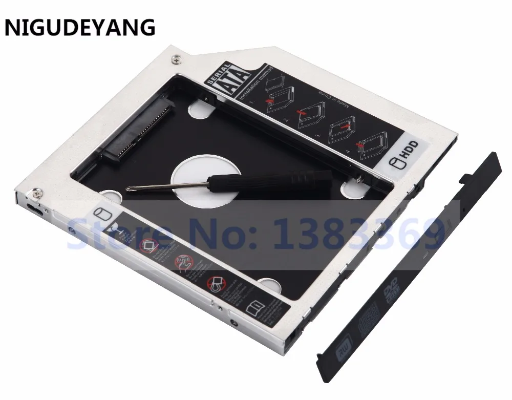 NIGUDEYANG 2nd SATA 2 5 жесткий диск HDD SSD Caddy адаптер Корпус для Acer Aspire E5-521-23KH F15 F5-572G F5-573G DA8A6SH