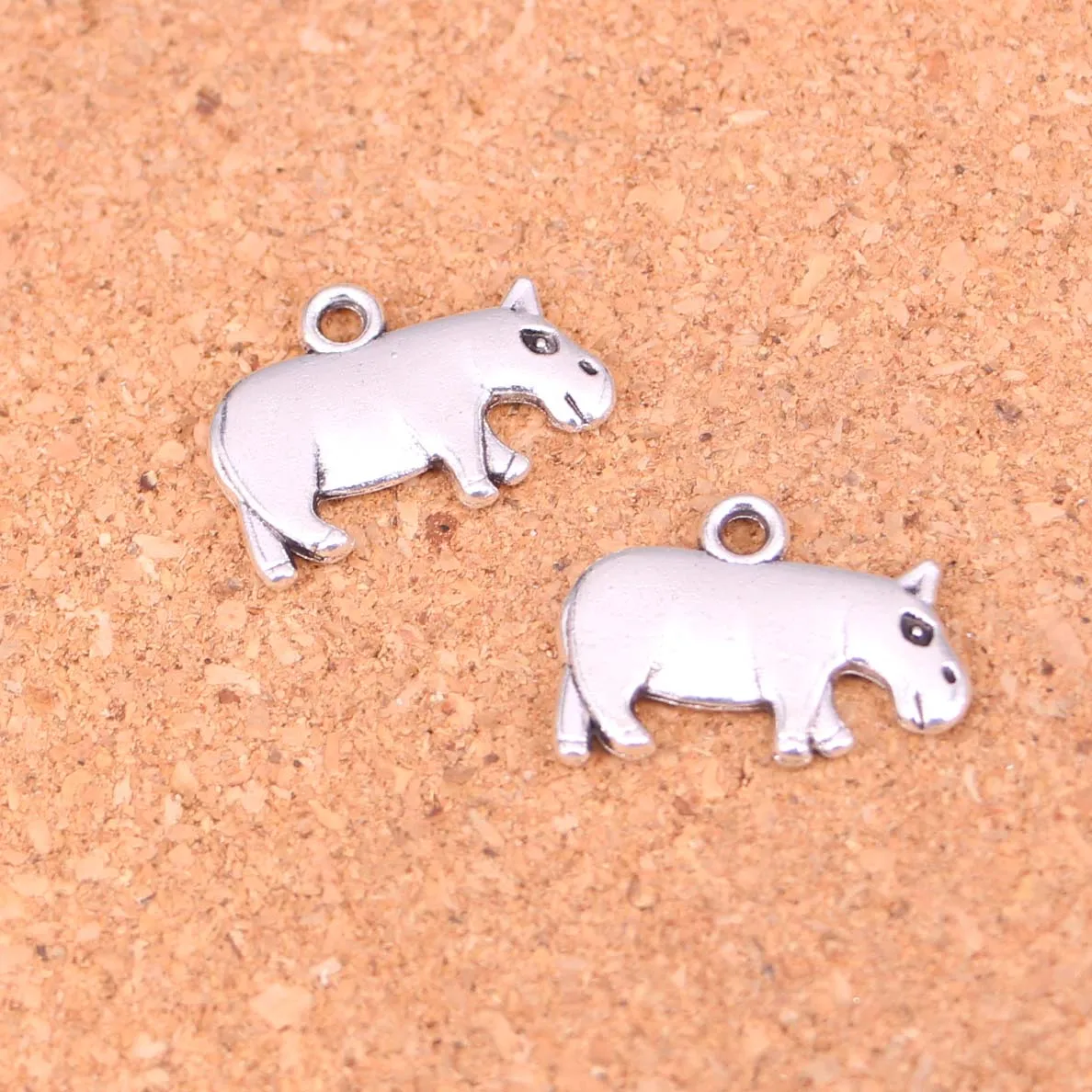 12 шт. металлические подвески в виде бегемота|metal pendant|charm metalmetal charm pendants |