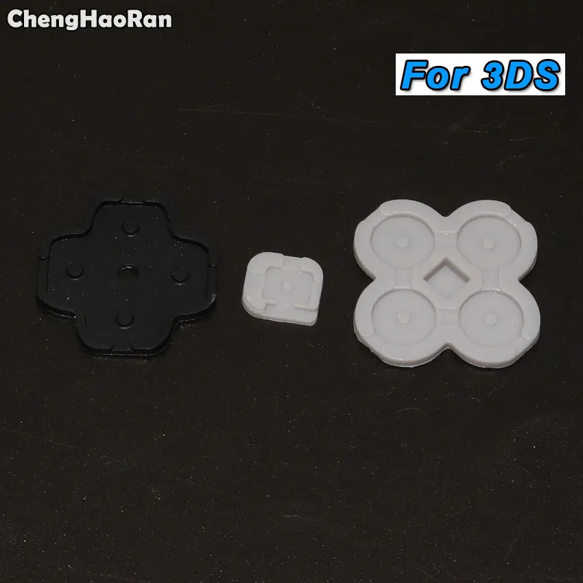 ChengHaoRan для нового 3DS XL LL Siliconce Токопроводящая Резина Кнопка тормозных колодок
