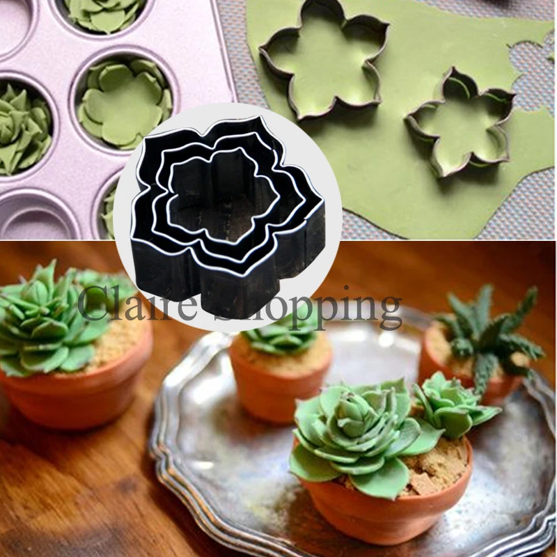 3 шт. форма для помадки из нержавеющей стали | Дом и сад