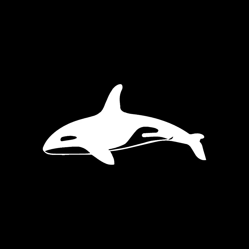 Tangcredy 15 2*7 5 см Orca Killer Whale Fish Виниловая Наклейка Автомобильные наклейки с животными