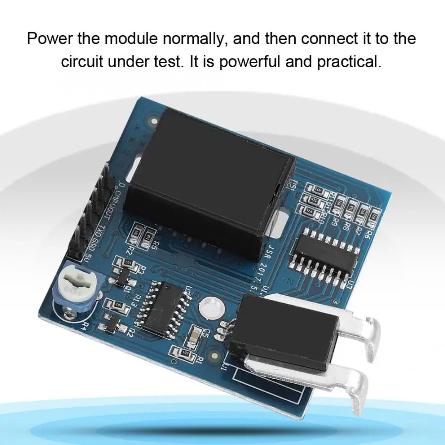 Модуль датчика обнаружения тока Холла 0 30A монитор модуль сигнализации