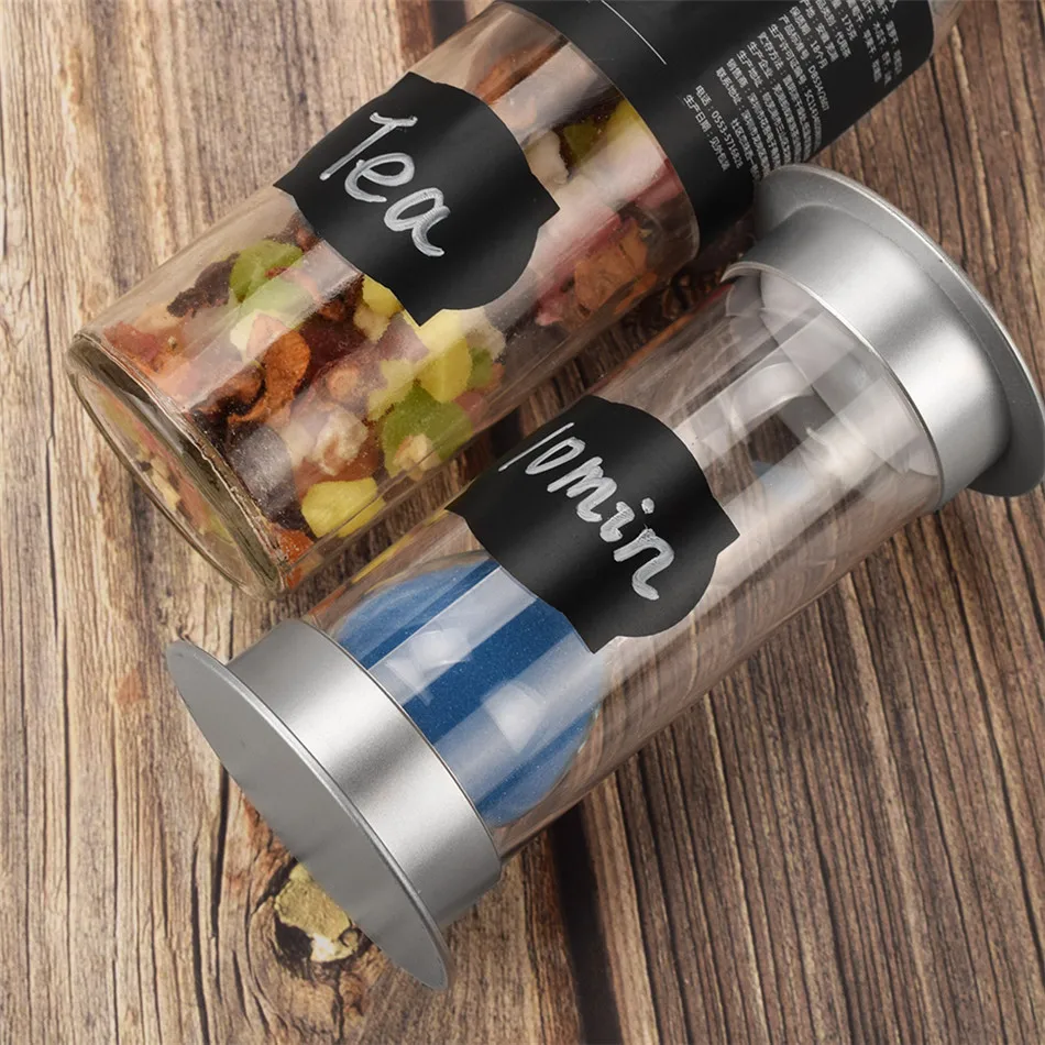 36 шт. Водонепроницаемая наклейка на банки органайзер для кухонного хранения