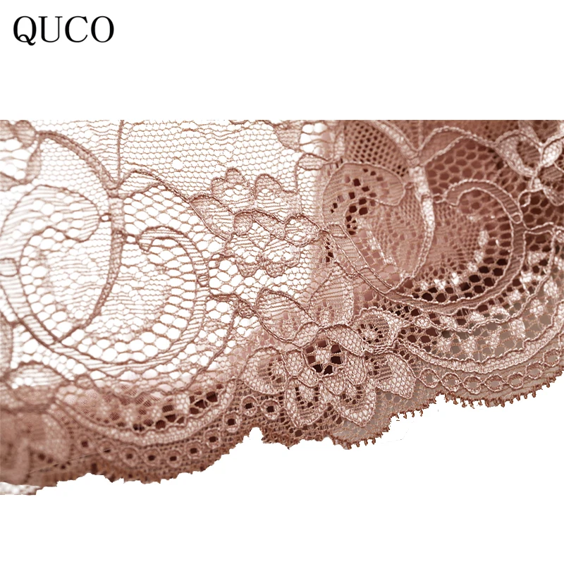 QUCO brand 4pcs top sale sexy women underwear Sexy Lingerie Cute Panties Women cottonPink Underwear Tangas Transparent w1 |
