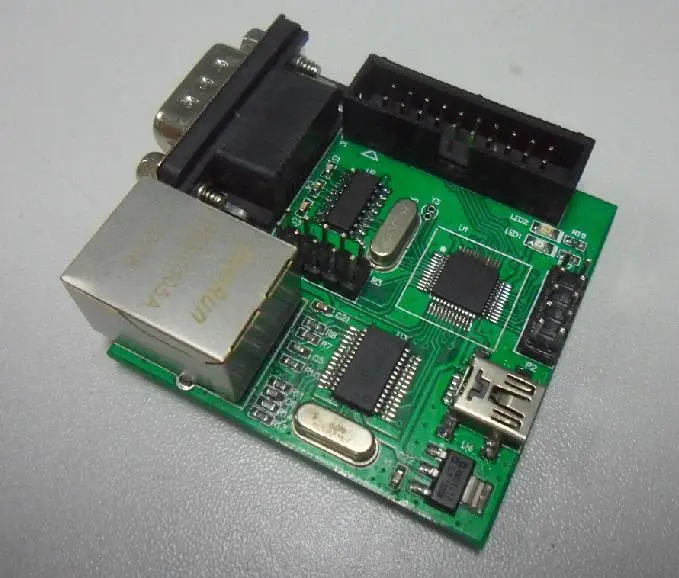 Бесплатная доставка! Макетная плата STM32F103C8T6 Ethernet для последовательного