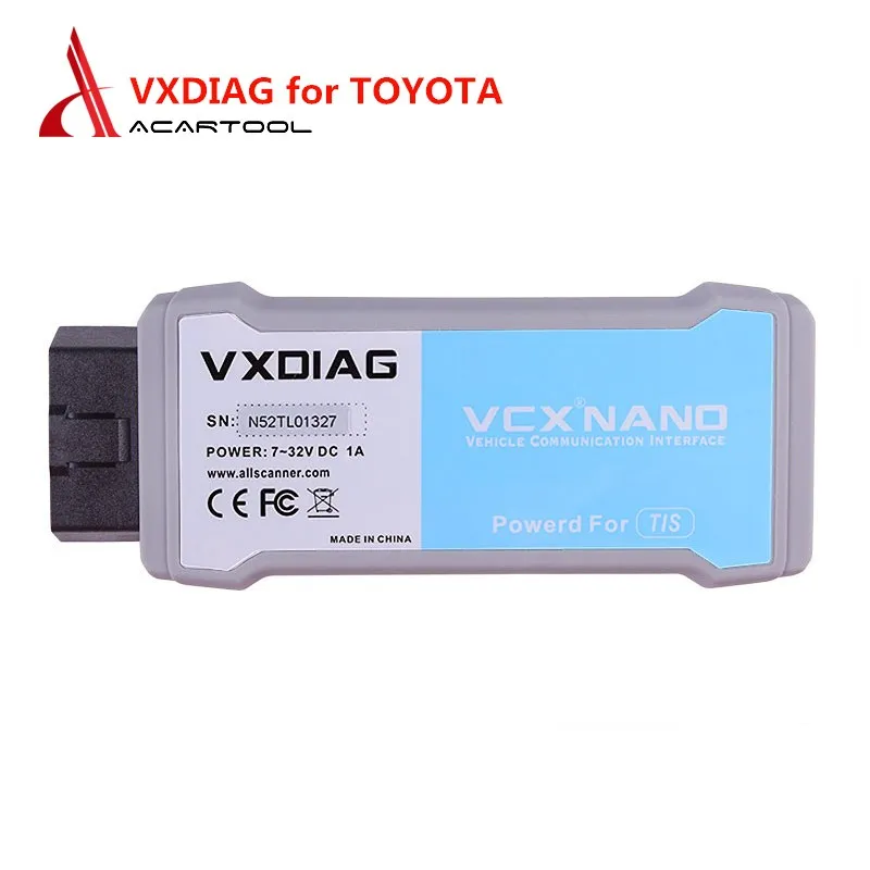 VXDIAG VCX NANO для Toyota TIS Techstream V12.10.019 OBD2 сканер SAE J2534 ECU перепрограмматор USB/Bluetooth