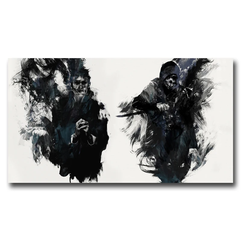 

Dishonored Video Game Posters and Prints Art Living Room Pictures Modern Silk Wall Painting Home Decoration Bedroom Decor