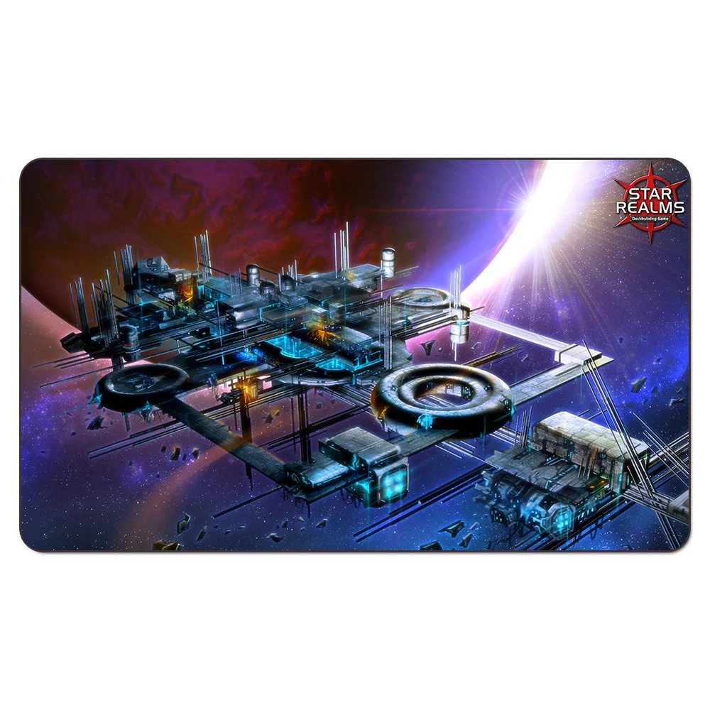 Star Realms Card Playmat) игровой коврик для карт Dupont Star Custom Big Anime Wars коврик для мыши настольные игры игровой коврик сумка для хранения - Цвет: Синий