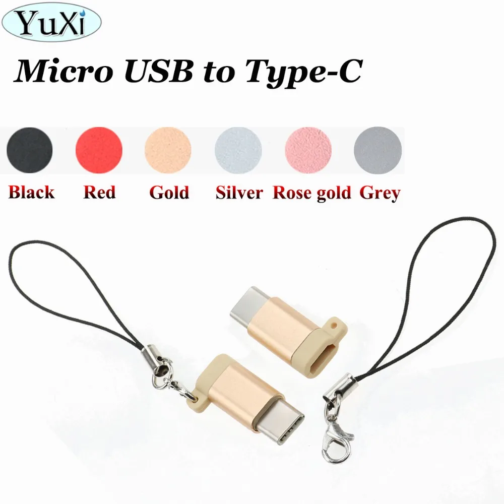 Юйси USB 3,1 type C OTG адаптер для телефона Micro USB Женский к USB C Мужской конвертер для oppo для samsung Note 8 S8 для Xiaomi Note 3