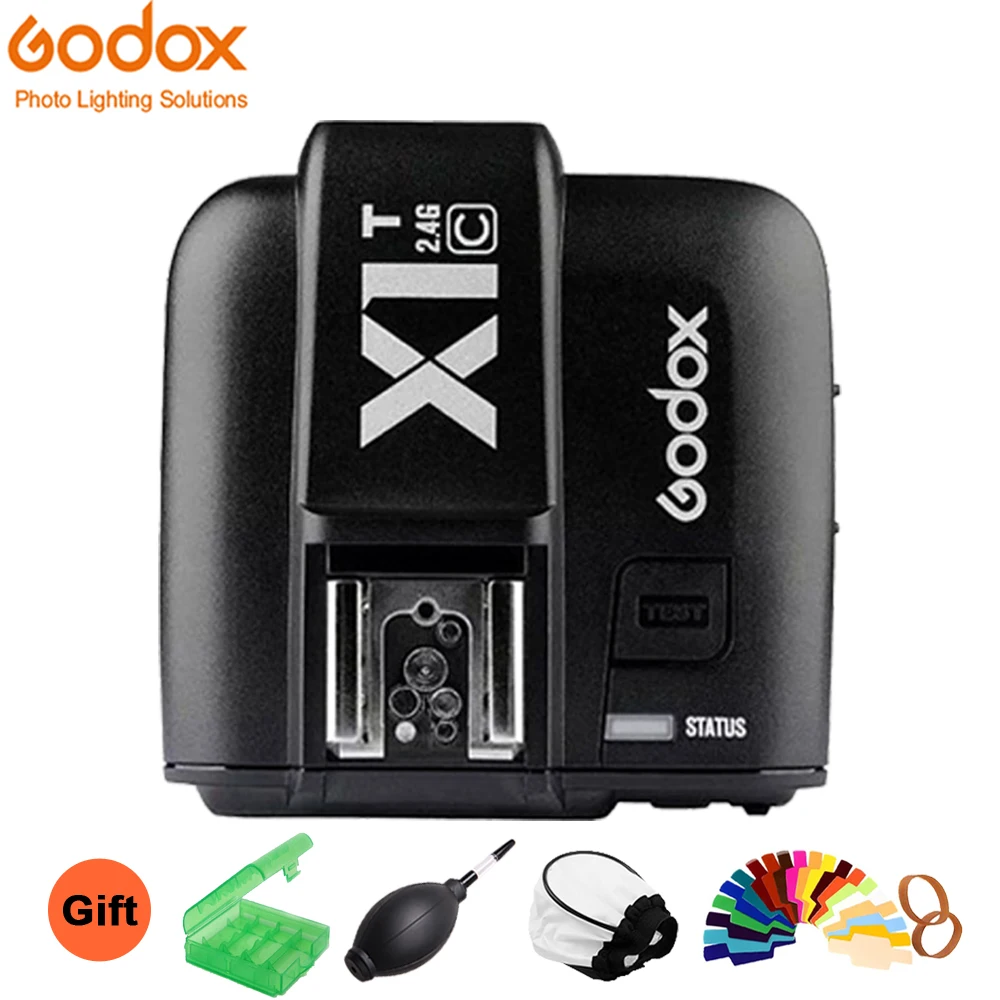 Godox X1C X1T-C 2,4G E-TTL Беспроводной Камера внезапный передатчик для Canon 1200D 600D 700D 650D 100D 550D 500D 5D2 5D3