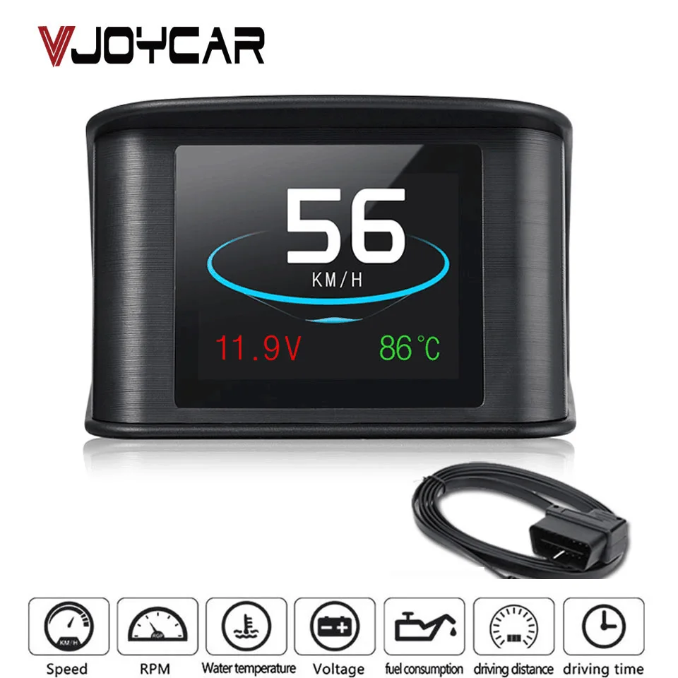 Автомобильный бортовой компьютер Автомобильный цифровой gps OBD2 OBD для вождения компьютера дисплей спидометр датчик температуры Hud пробег