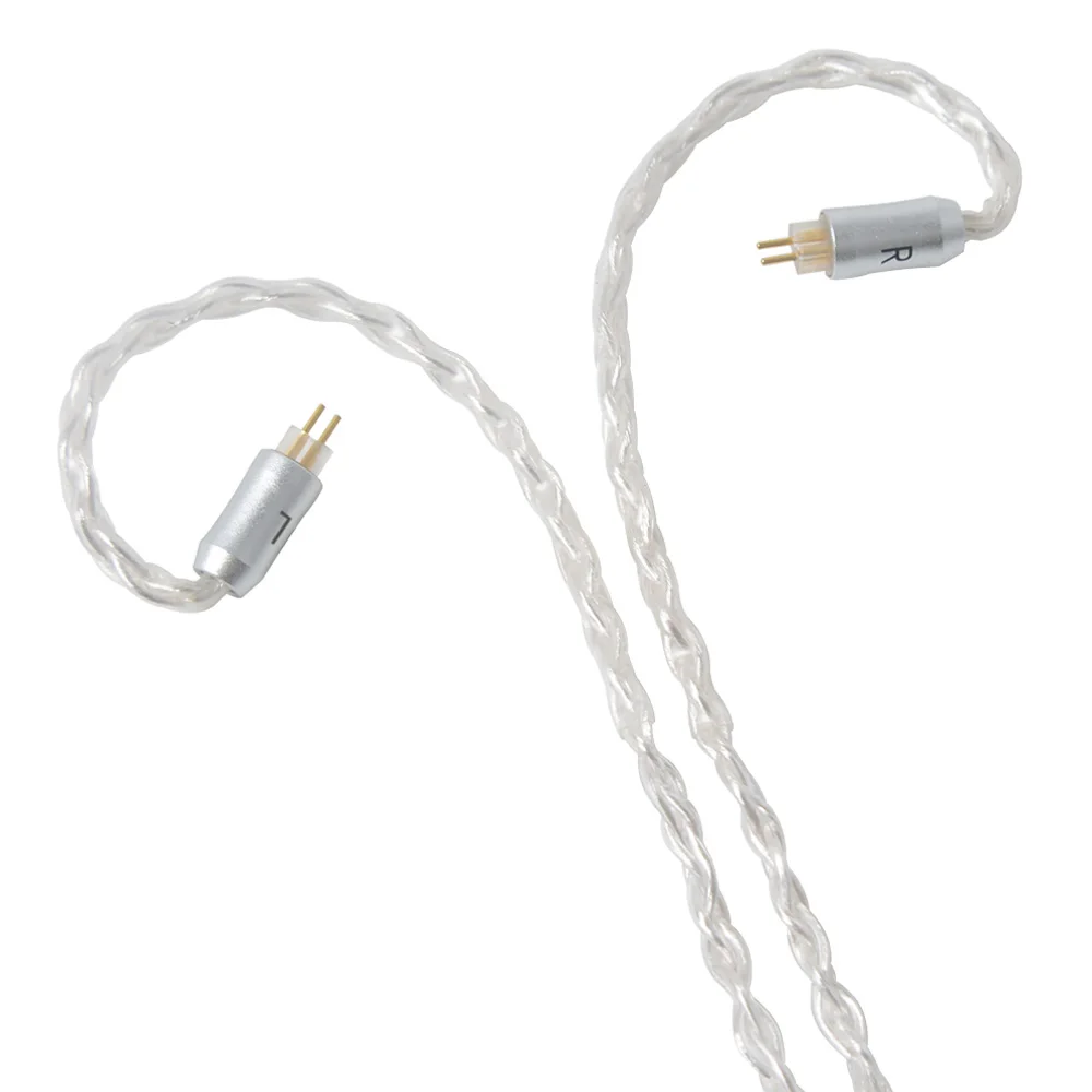 NICEHCK 8 Core посеребренный кабель MMCX/2Pin 3,5/2,5/4,4 мм для съемки TFZ ZSX ZS10 C12 C16 BA5 V90 NICEHCK NX7 Pro/DB3/F3/M6