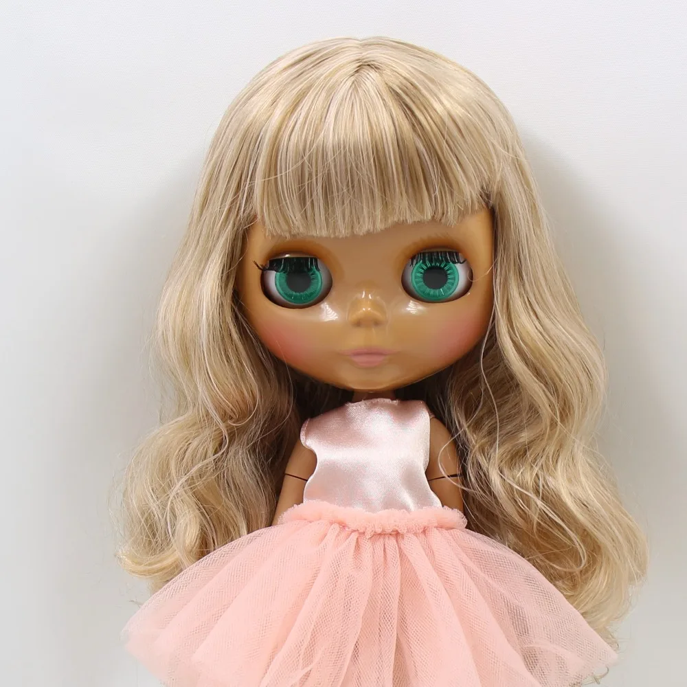Фабрика blyth кукла 230BL10599400 темная кожа смешанные волосы тела 1/6 30 см