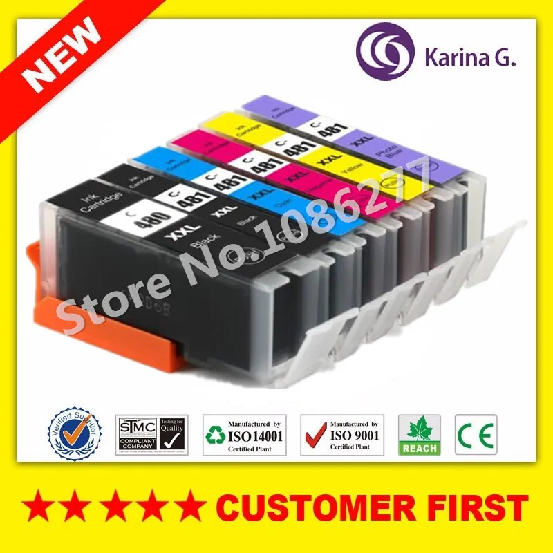 Совместимый с Canon PGI480 CLI481 PGI 480 CLI 481 чернильный картридж для PIXMA TS8140 TS9140|Чернильные