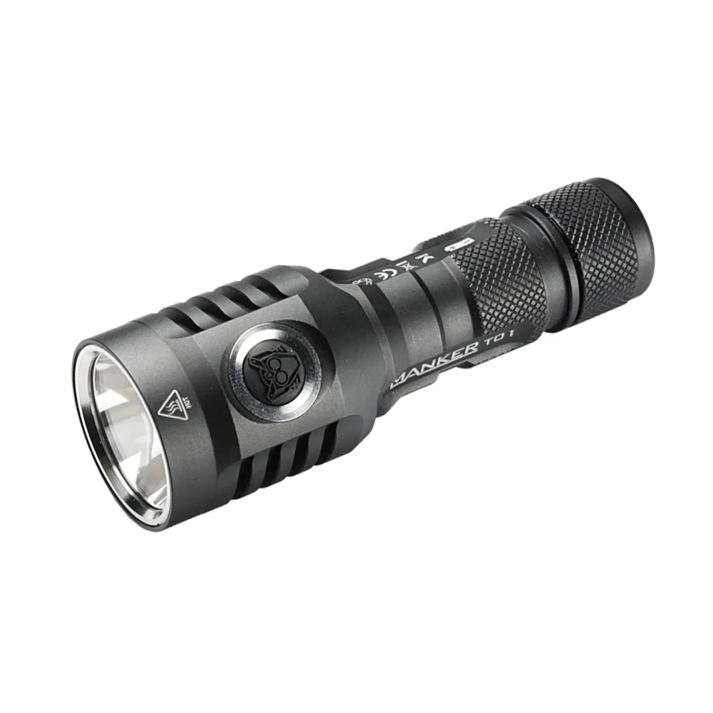Мощный карманный фонарик Manker T01 II 900 люменов Cree XP L с аккумулятором AA или 15400|edc