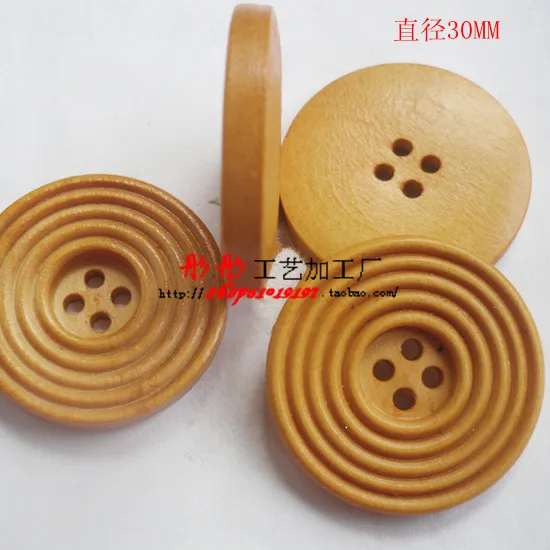 2015 деревянные пуговицы цвета хаки с цветными линиями для творчества 30 мм шт.|wooden