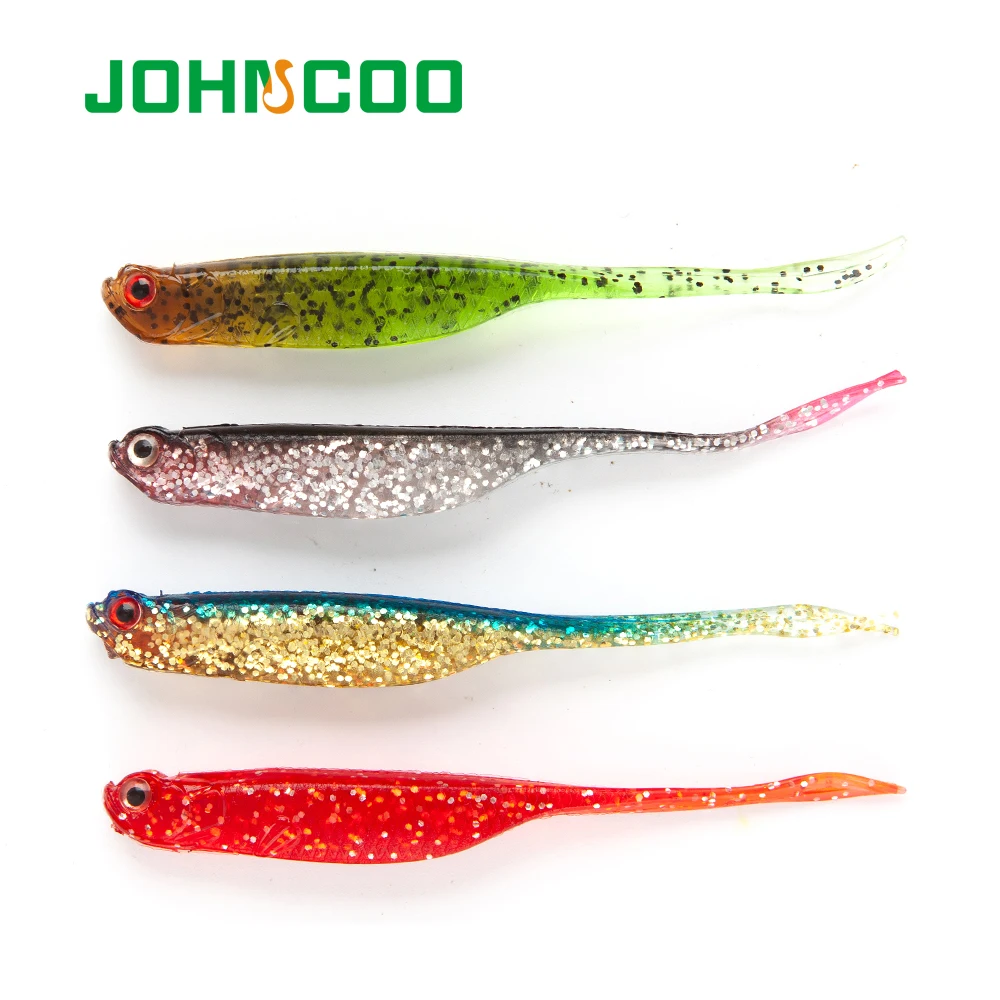 JOHNCOO 5 шт. мягкие рыболовные приманки воблеры 105 мм г искусственные Червячные 4