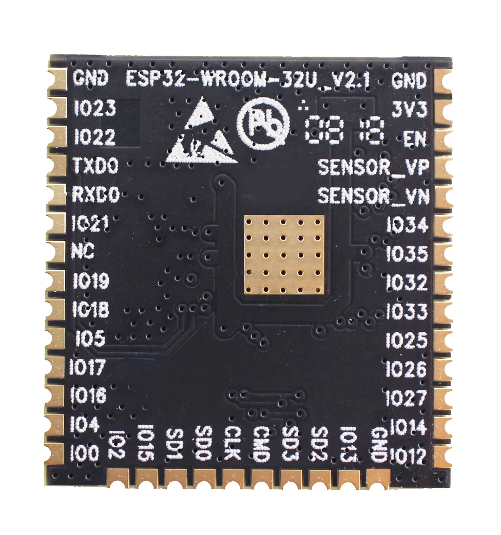 ESP32-WROOM-32U 4 МБ 8 Мб 16 Мб флэш-памяти Wi-Fi+ BT+ BLE ESP32 модуль IPEX антенный разъем Espressif